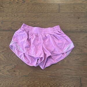Lululemon hotty hot shorts 2.5 lavender